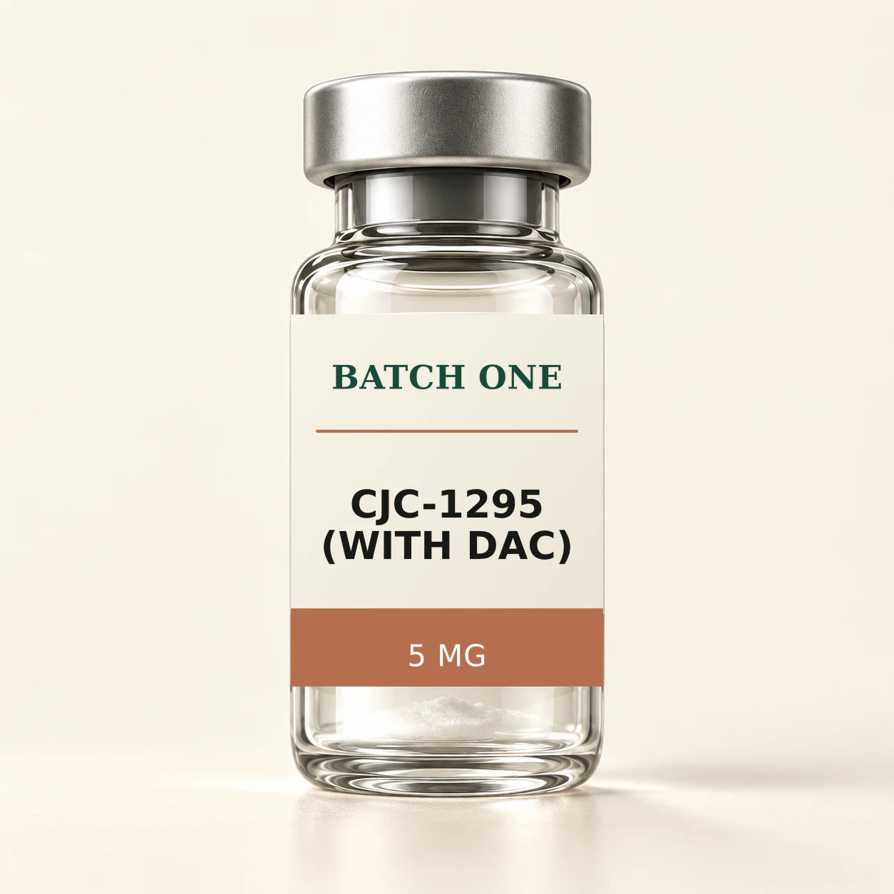 BATCH ONE CJC-1295 (WITH DAC) 5 MG research material vial