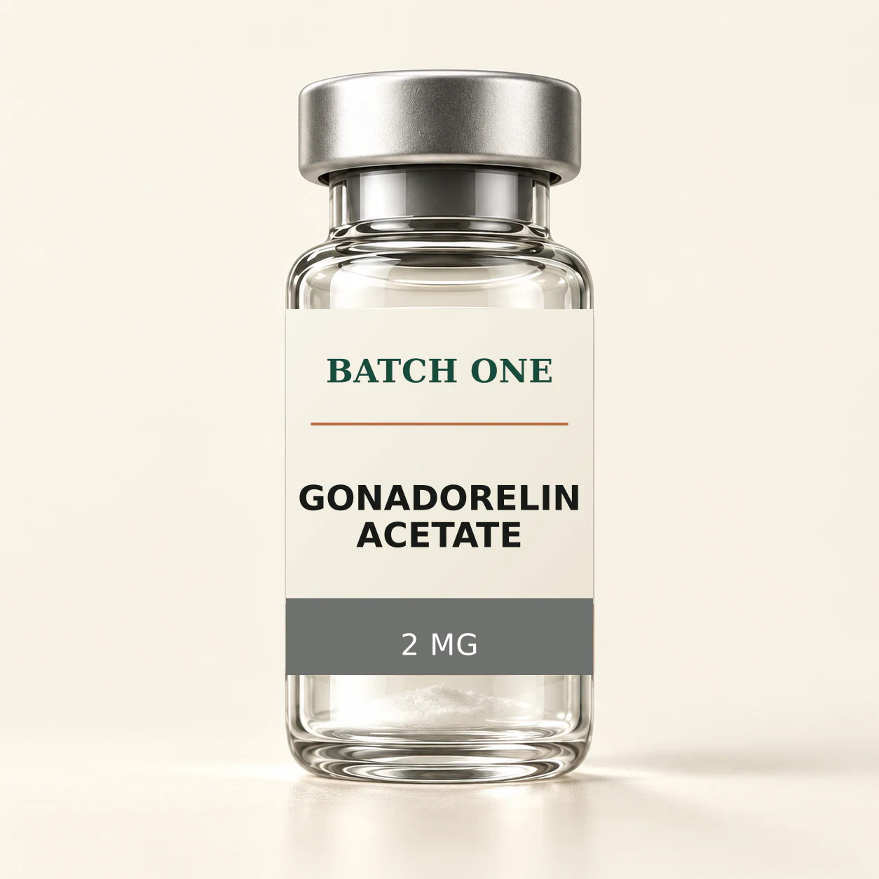 BATCH ONE GONADORELIN ACETATE 2 MG research material vial