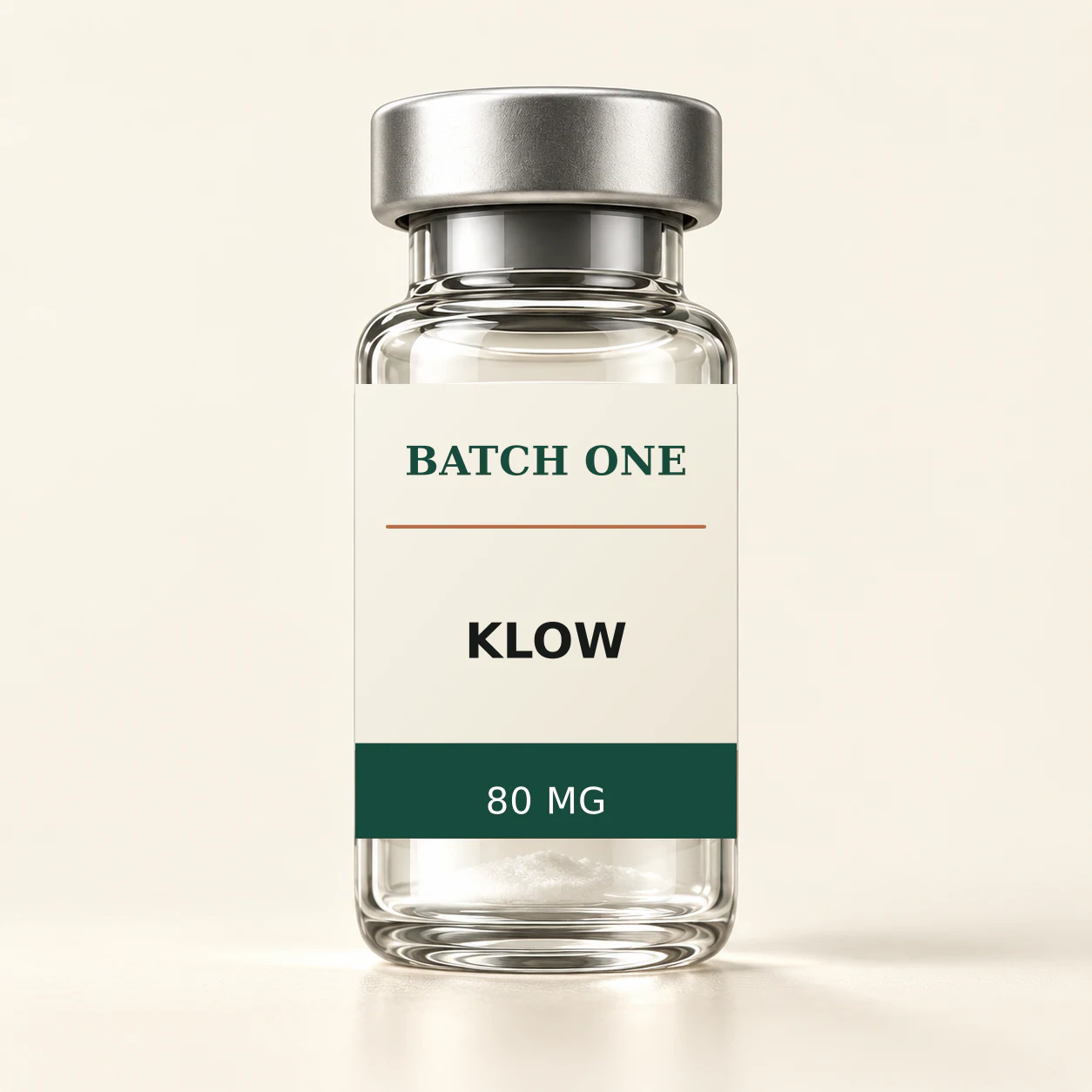 BATCH ONE KLOW 80 MG research material vial