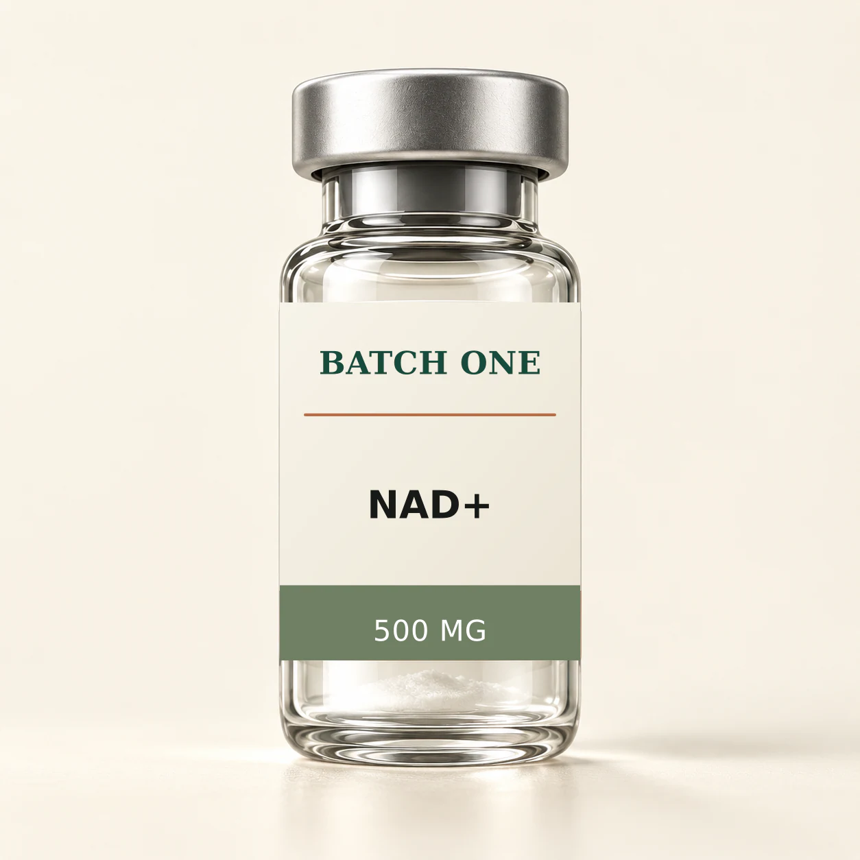 BATCH ONE NAD+ 500 MG research material vial