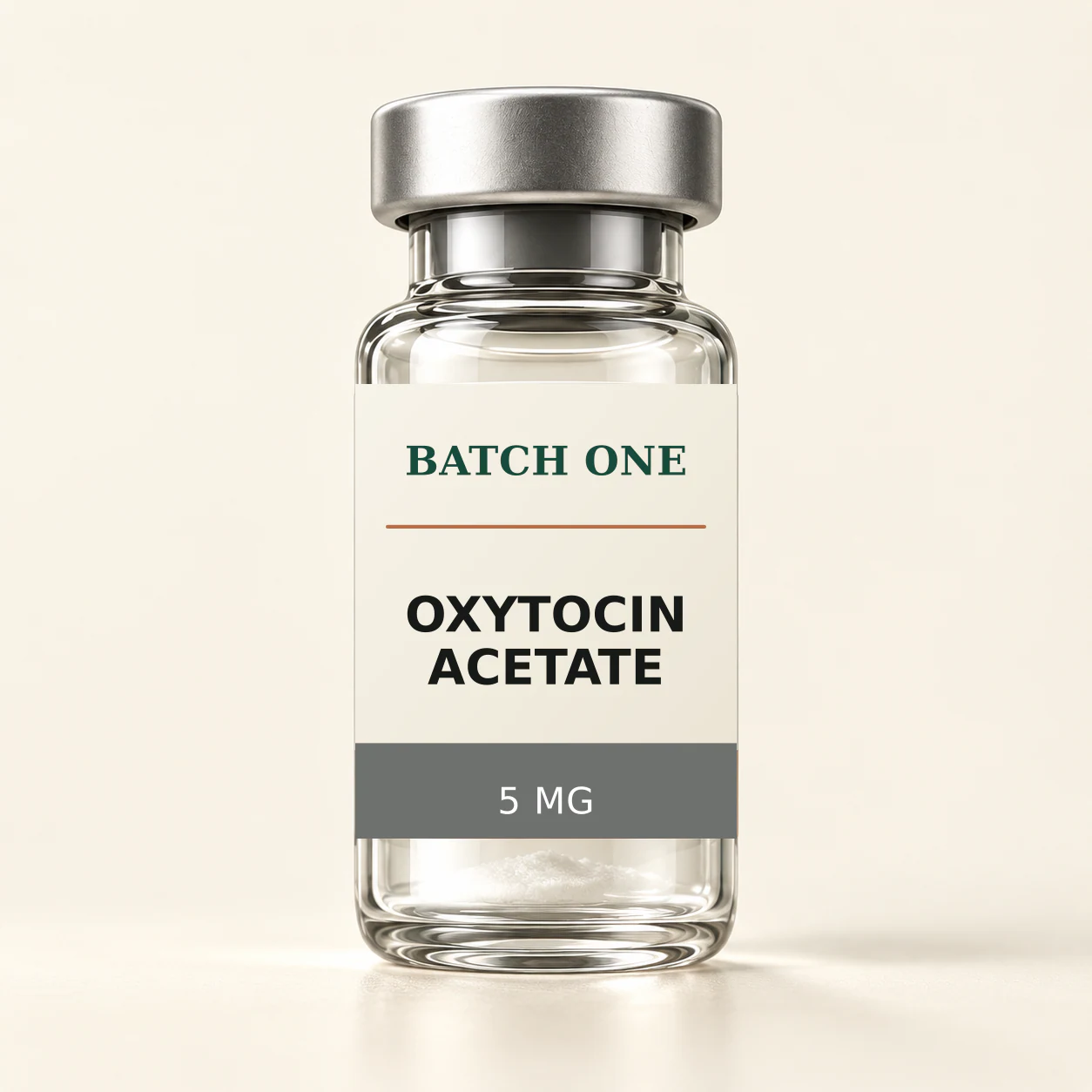 BATCH ONE OXYTOCIN ACETATE 5 MG research material vial