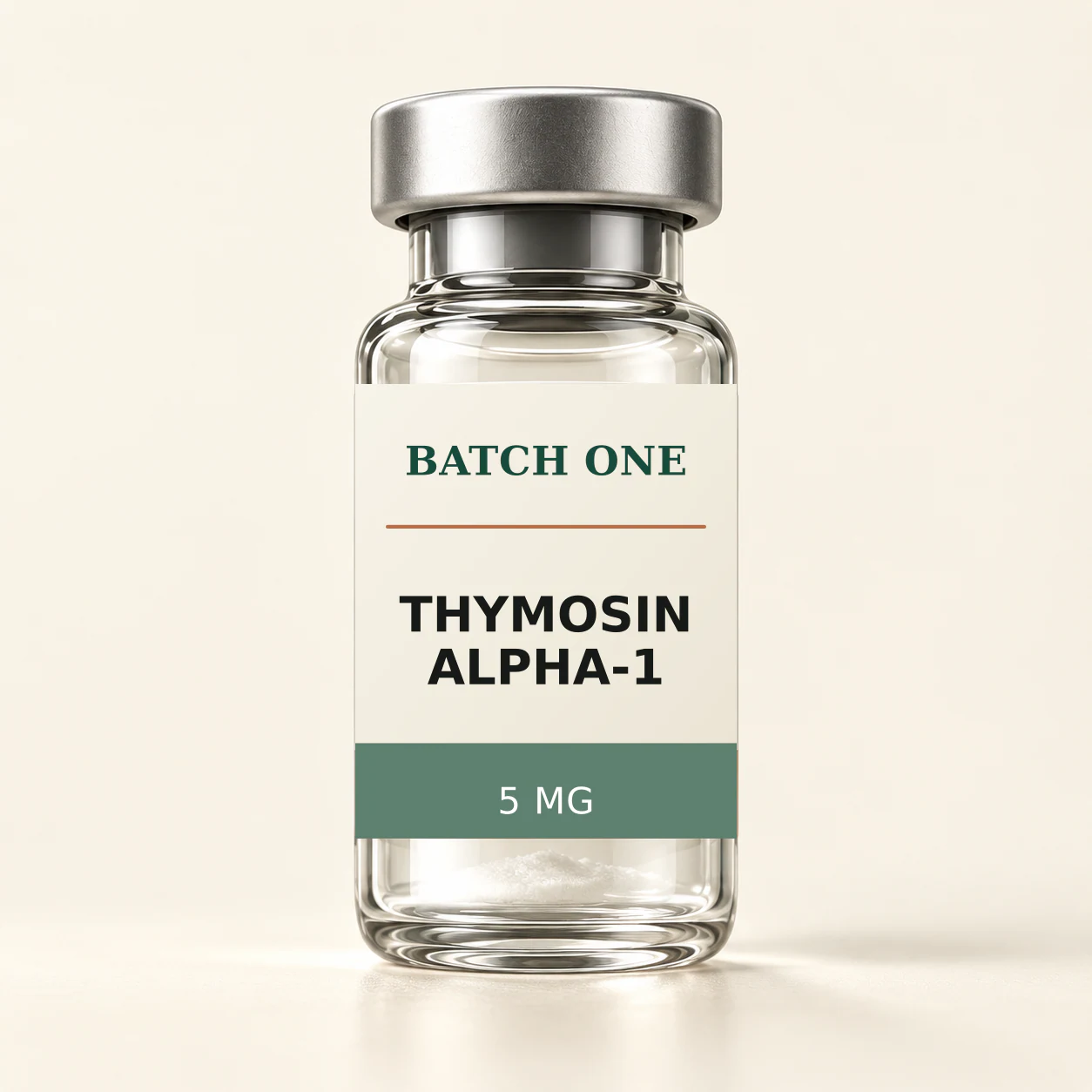 BATCH ONE THYMOSIN ALPHA-1 5 MG research material vial